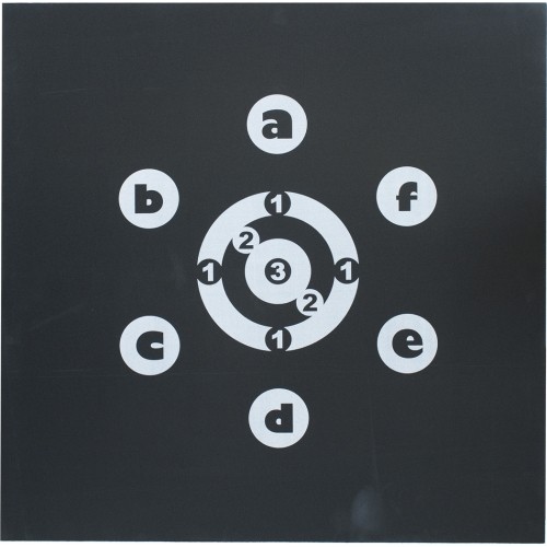 Tarcza łucznicza Yate Set Start 04 - 80x80x7 cm + stojak PP HD