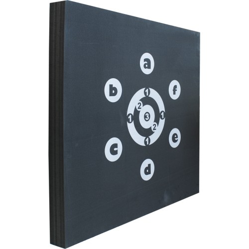 Tarcza łucznicza Yate Set Start 04 - 80x80x7 cm + stojak PP HD
