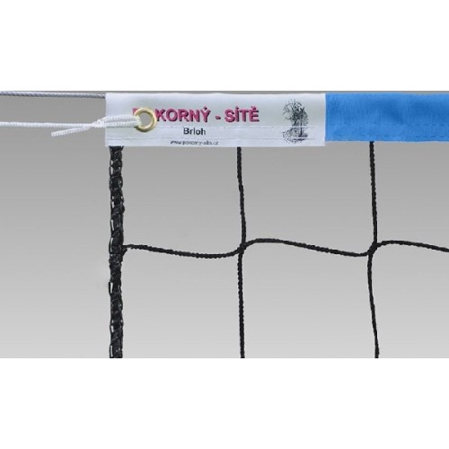 Siatka do siatkówki Pokorny Site Economy - pomarańczowo - biała, 9,5 x 1 m