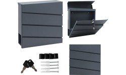 Skrzynka na listy antracyt