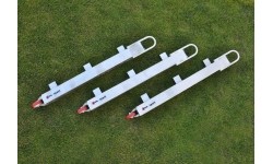 Bramka piłkarska Coma-Sport PN-131TK-1 – 5x2 m, Z przeciwwagą i kółkami