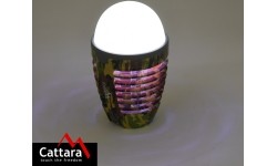 Akumulatorowa latarka z pułapką na owady Cattara