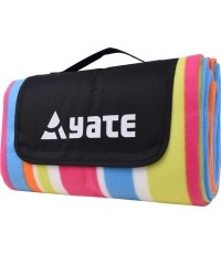 Mata plażowa Koc piknikowy z folią aluminiową YATE - Wzór B (150x130cm)