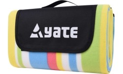 Mata plażowa Koc piknikowy z folią aluminiową YATE - Wzór C (150x130cm)