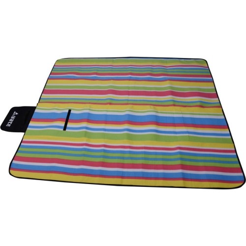 Mata plażowa Koc piknikowy z folią aluminiową YATE - Wzór C (150x130cm)