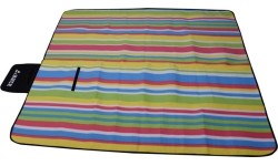 Mata plażowa Koc piknikowy z folią aluminiową YATE - Wzór C (150x130cm)