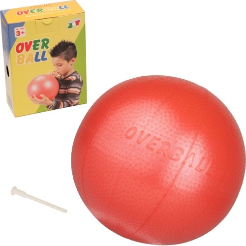Piłka rehabilitacyjna Yate Overball, czerwona, 23 cm