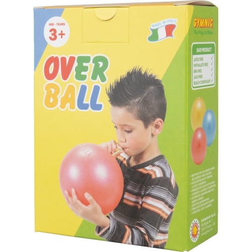 Piłka rehabilitacyjna Yate Overball, żółta, 23 cm