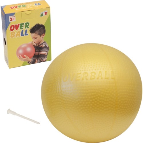 Piłka rehabilitacyjna Yate Overball, żółta, 23 cm