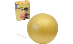 Piłka rehabilitacyjna Yate Overball, żółta, 23 cm