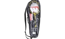 ALUMTEC 4466 ZESTAW DO BADMINTONA 2 SZT + LOTKI 3 SZT+SIATKA+LINIE WISH