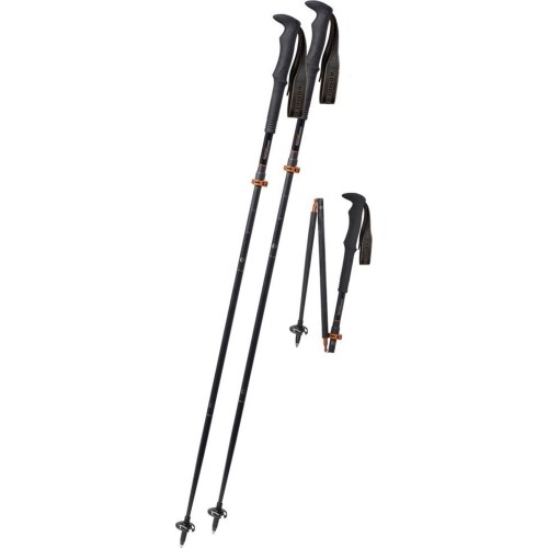 Kije do nordic walking Komperdell Carbon FXP.4 Exp. Vario, 105-125 cm, para