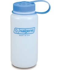 Butelka sportowa Nalgene Drinking HDPE WM - biała, 0,5 l 