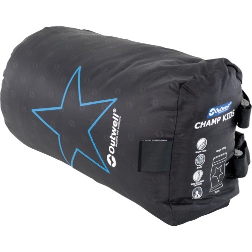 Śpiwór dla dzieci chłopców Outwell Champ Kids, Niebieski