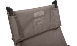 Składane krzesło turystyczne kempingowe Grand Canyon El Tovar Lounger Falcon - Wysokie oparcie, podnóżek