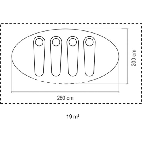 Namiot rodzinny wycieczkowy turystyczny dla 4 osób Coleman FastPitch Pop Up Galiano