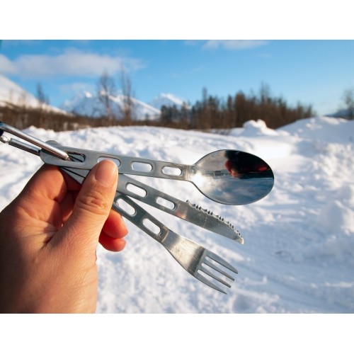 Zestaw sztućców turystycznych Origin Outdoors Biwak Backcountry Toolkit