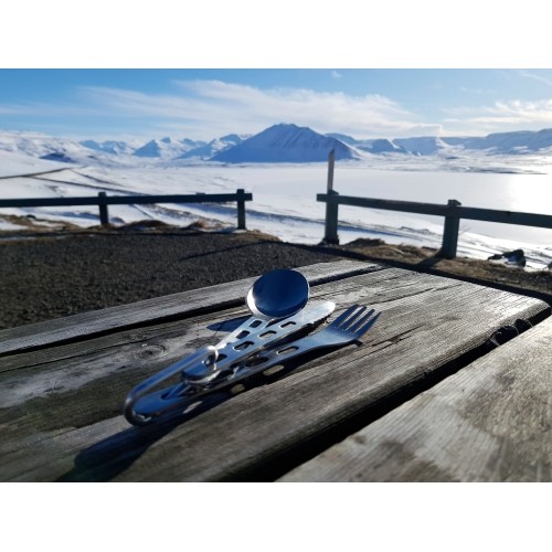 Zestaw sztućców turystycznych Origin Outdoors Biwak Backcountry Toolkit