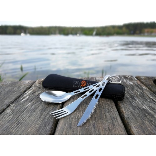 Zestaw sztućców turystycznych Origin Outdoors Biwak Backcountry Toolkit