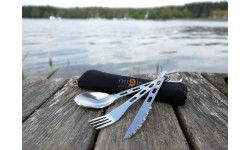 Zestaw sztućców turystycznych Origin Outdoors Biwak Backcountry Toolkit
