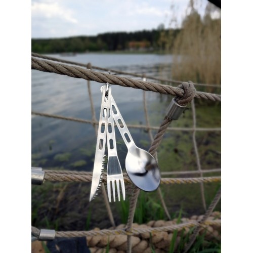 Zestaw sztućców turystycznych Origin Outdoors Biwak Backcountry Toolkit