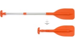 Wiosło teleskopowe BasicNature Mini 107cm, pomarańczowe
