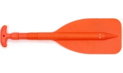 Wiosło teleskopowe BasicNature Mini 107cm, pomarańczowe