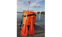 Wiosło teleskopowe BasicNature Mini 107cm, pomarańczowe