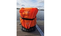 Wiosło teleskopowe BasicNature Mini 107cm, pomarańczowe
