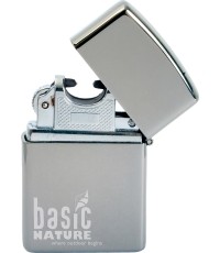  Zapalniczka wiatroodporna polerowana BasicNature Arc USB