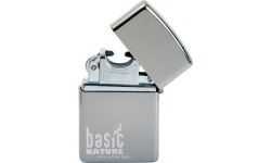  Zapalniczka wiatroodporna polerowana BasicNature Arc USB