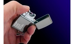  Zapalniczka wiatroodporna polerowana BasicNature Arc USB