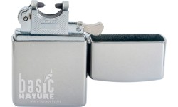  Zapalniczka wiatroodporna polerowana BasicNature Arc USB