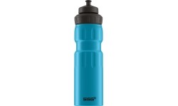 Bidon Butelka podróżna sportowa do picia SIGG Alu Drinking WMB Sport Touch - Aluminium, 0,75 l, niebieska