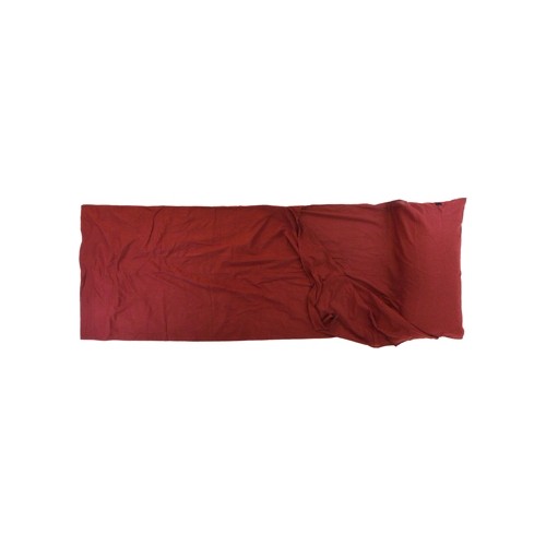 Wkładka do śpiwora prostokątnego Origin Outdoors Cotton, Bordowa