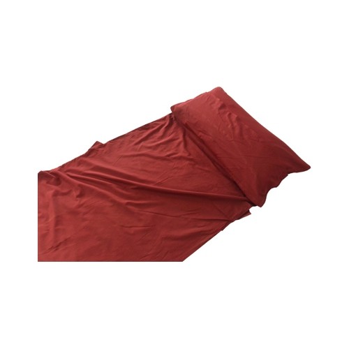 Wkładka do śpiwora prostokątnego Origin Outdoors Cotton, Bordowa