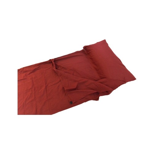 Wkładka do śpiwora prostokątnego Origin Outdoors Cotton, Bordowa