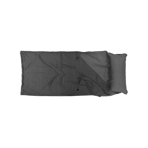 Wkładka do śpiwora Origin Outdoors Ripstop Silk, prostokątna, ciemnoszara