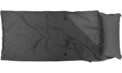 Wkładka do śpiwora Origin Outdoors Ripstop Silk, prostokątna, ciemnoszara