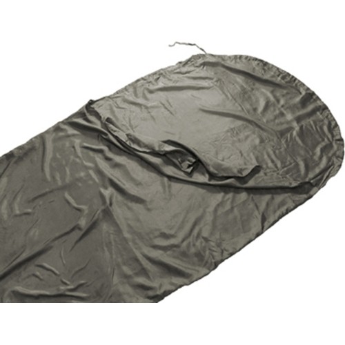 Wkładka do śpiwora półprostokątnego Origin Outdoors Hoody Silk, Szara