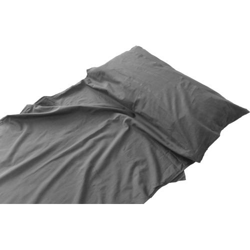 Wkładka do śpiwora Origin Outdoors Poly-Cotton, prostokątna, antracyt