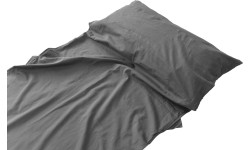 Wkładka do śpiwora Origin Outdoors Poly-Cotton, prostokątna, antracyt