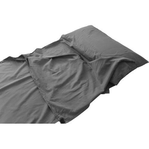 Wkładka do śpiwora Origin Outdoors Poly-Cotton, prostokątna, antracyt