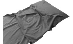 Wkładka do śpiwora Origin Outdoors Poly-Cotton, prostokątna, antracyt