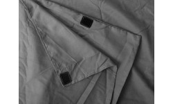 Wkładka do śpiwora Origin Outdoors Poly-Cotton, prostokątna, antracyt
