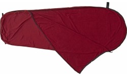 Wkładka do śpiwora typu mumia Origin Outdoors Microfleece, Bordowa
