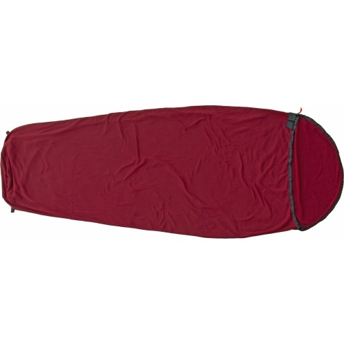 Wkładka do śpiwora typu mumia Origin Outdoors Microfleece, Bordowa