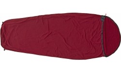Wkładka do śpiwora typu mumia Origin Outdoors Microfleece, Bordowa