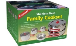 Zestaw do gotowania Coghlans Family ze stali nierdzewnej