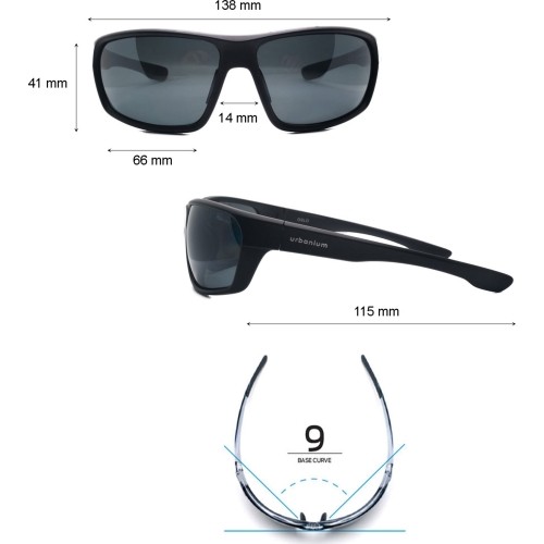 Okulary przeciwsłoneczne z polaryzacją Urbanium Eyewear Oslo, szare